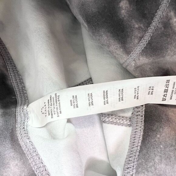 Varley Lets Go High Rise Legging Womens Small Gray Black Printed Compression 7/8 - Picture 7 of 11